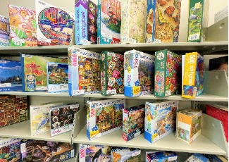 Boxes of Jigsaw Puzzles